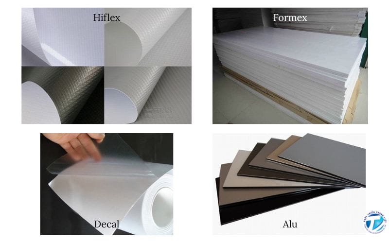 Chất liệu làm biển quảng cáo ngoài trời phổ biến 